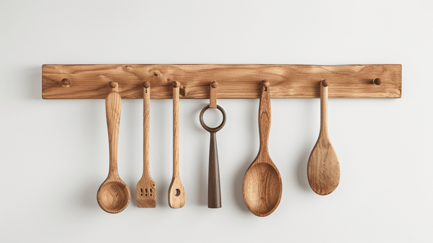 Custom timber storage detail
