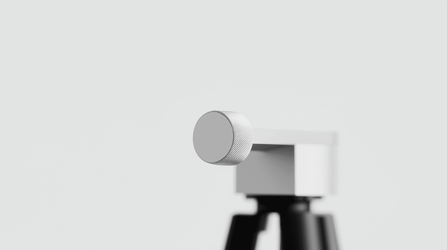 Close-up of solid cabinet hardware